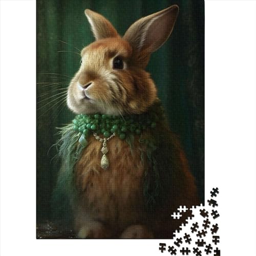 Fluffy Bunny 10 Puzzle 1000 Teile Puzzle Erwachsene Schwieriges Schwer Puzzle Für Erwachsene Und Kinder Ab 14 Jahren Puzzel 1000pcs (75x50cm) von LBLmoney