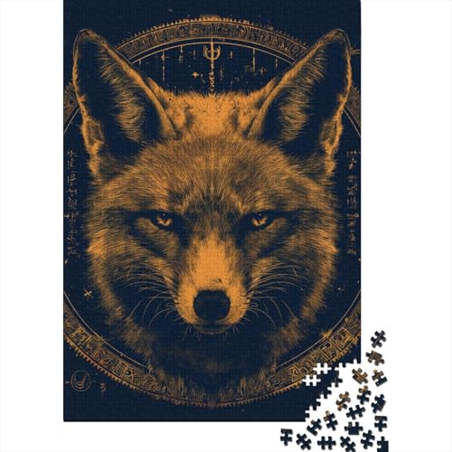 Fox Puzzles 300 Teile, Holzpuzzles, Holzpuzzle für Erwachsene, Erwachsene, 300 Stück (40 x 28 cm) von LBLmoney