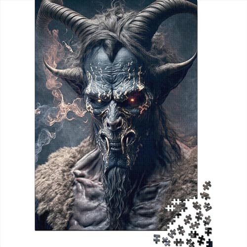 Goat Devil6 Puzzle 500 Teile,Puzzle Für Erwachsene, Impossible Puzzle, Geschicklichkeitsspiel Für Die Ganze Familie,Puzzle Farbenfrohes,Puzzle-Geschenk,Raumdekoration Puzzel 500pcs (52x38cm) von LBLmoney