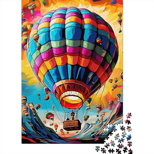 Heißluftballon-Puzzle, 1000 Teile, für Erwachsene, Holzpuzzle, Puzzle für Erwachsene, Puzzle als Geschenk, 1000 Teile (75 x 50 cm) von LBLmoney