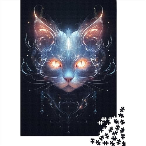 Katzenpuzzle, 1000 Teile, Puzzle für Erwachsene, Puzzle für Erwachsene, Puzzle als Geschenk, 1000 Teile (75 x 50 cm) von LBLmoney