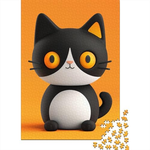 Katzenpuzzle, 1000 Teile, für Erwachsene, Puzzle 1000 Teile, Lernpuzzle, 1000 Teile (75 x 50 cm) von LBLmoney