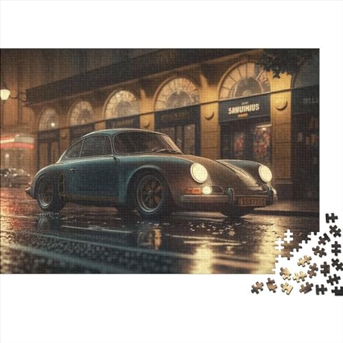 Klassischer Sportwagen 10, 500-teiliges Puzzle für Erwachsene, schwieriges Puzzle für Erwachsene, anspruchsvolles Puzzle-Geschenk für Freunde und Familie, 500 Teile (52 x 38 cm) von LBLmoney