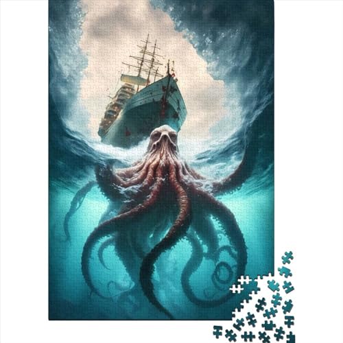 Master of The Seas Puzzle 1000 Teile Puzzles Für Erwachsene Lernspiel Herausforderungsspielzeug 1000-teilige Puzzlespiel Für Erwachsene Kinder Puzzel 1000pcs (75x50cm) von LBLmoney