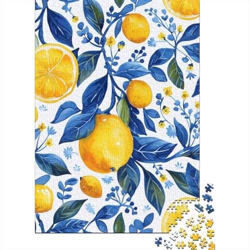 Puzzle „Zitronen und Orangen“ 1000 Teile für Erwachsene, Puzzle für Erwachsene, Puzzle als Geschenk, 1000 Teile (75 x 50 cm) von LBLmoney