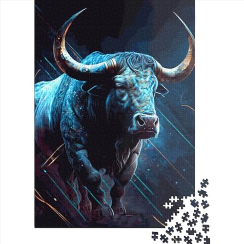 Puzzle 500 Teile für Erwachsene, Buffalo-Puzzles, Erwachsene und Jugendliche, kreatives Puzzle, Schwierigkeitsgrad, Puzzle, Holzpuzzle, Festivals, 500 Teile (52 x 38 cm) von LBLmoney