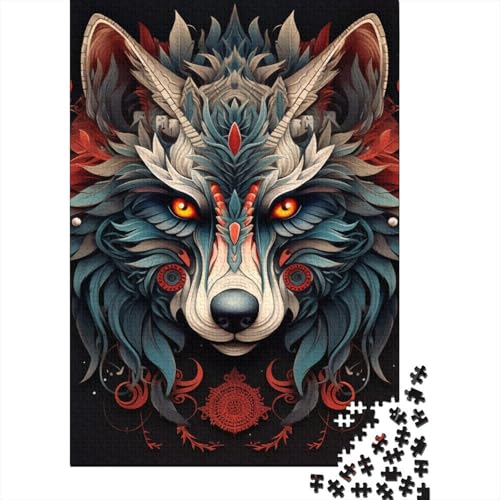 Puzzle für Erwachsene, 1000 Teile, Geschenke für Wolfs-Puzzles für Erwachsene, Puzzles, Denksportspiel, 1000 Teile (75 x 50 cm) von LBLmoney