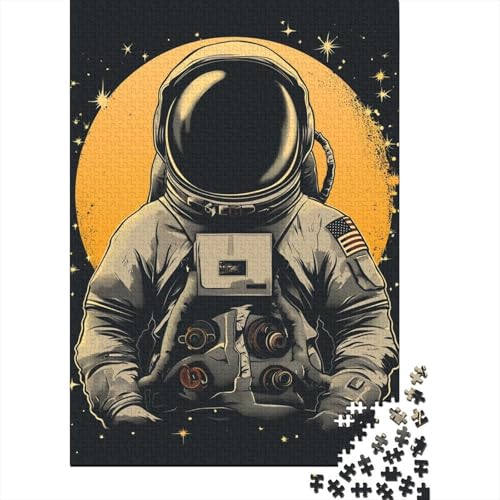 Puzzle für Erwachsene, 300 Teile, Astronauten-Holzpuzzle, Erwachsenen-Puzzle, Puzzles für Erwachsene, Teenager, 300 Teile (40 x 28 cm) von LBLmoney