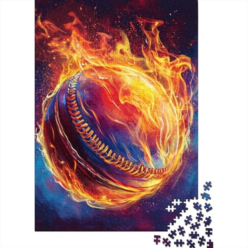 Puzzle für Erwachsene mit 1000 Teilen, Geschenke für Baseball-Puzzles für Erwachsene, Puzzles, Denksportspiel, 1000 Teile (75 x 50 cm) von LBLmoney