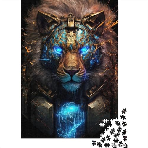 Space Lions3 Puzzle 1000 Teile Erwachsener Kniffel Spaß Für Die Ganze Familie - Abwechslungsreiche 1000 Puzzleteilige Motive Puzzle Erwachsene, Puzzel 1000pcs (75x50cm) von LBLmoney