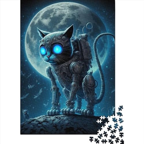 Space Mechanical Cat Puzzle 300 Teile, Erwachsene, Klassische Puzzle, Impossible Puzzle,Geschicklichkeitsspiel Für Die Ganze Familie Erwachsenenpuzzle Ab 14 Jahren Puzzel 300pcs (40x28cm) von LBLmoney