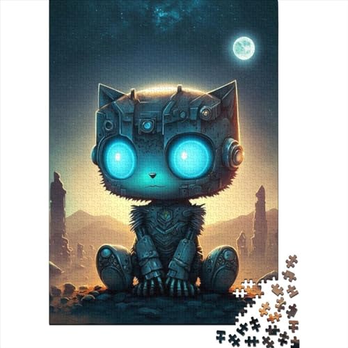 Space Mechanical Cat Puzzles1000 Teile, Puzzle Für Erwachsene, Geschicklichkeitsspiel Für Die Ganze Familie, Klassische Puzzle,Geburtstagsgeschenk Erwachsenen Puzzlespiel Puzzel 1000pcs (75x50cm) von LBLmoney