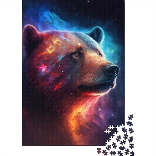 Star Bear Puzzle 1000 Teile Erwachsene Puzzles Für Erwachsene Klassische Puzzles 1000 Teile Erwachsene Puzzlespiel Schwer Pädagogisches Spielzeug Erwachsene Kinder Puzzel 1000pcs (75x50cm) von LBLmoney