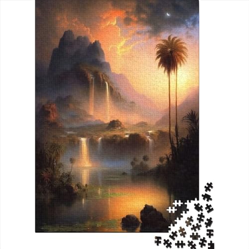 The_Mountain_Oasis Puzzle 1000 Teile, Erwachsene, Klassische Puzzle, Impossible Puzzle,Geschicklichkeitsspiel Für Die Ganze Familie Erwachsenenpuzzle Ab 14 Jahren Puzzel 1000pcs (75x50cm) von LBLmoney