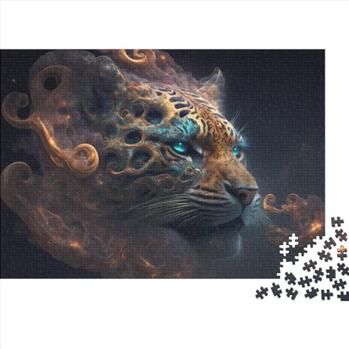 Tier-Tiger-Puzzle, 500 Teile, Holzpuzzle für Erwachsene, schwieriges Puzzle-Herausforderungsspiel für Erwachsene, 500 Teile (52 x 38 cm) von LBLmoney