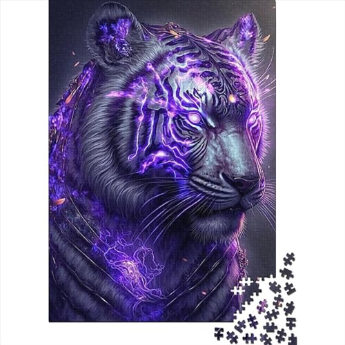 Tiger Puzzles300 Teile, Puzzle Für Erwachsene, Geschicklichkeitsspiel Für Die Ganze Familie, Klassische Puzzle,Geburtstagsgeschenk Erwachsenen Puzzlespiel Puzzel 300pcs (40x28cm) von LBLmoney