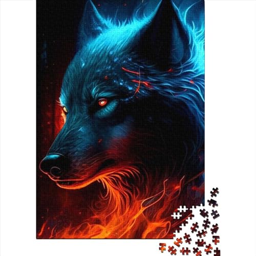 Wolf 11 Puzzle 1000 Teile,Puzzlespiel Für Erwachsene,Impossible Puzzle,Puzzle Geschicklichkeitsspiel Für Die Ganze Familie, Geschenke Für Männer/Frauen Erwachsenen Puzzel 1000pcs (75x50cm) von LBLmoney
