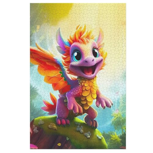 1000 Teile Puzzle Für Jugendliche,Dinosaurier Puzzles,Erwachsenenpuzzle,Holzpuzzles,Dekompressionsspiel,Spielzeugpuzzles 78×53cm von LCWWW