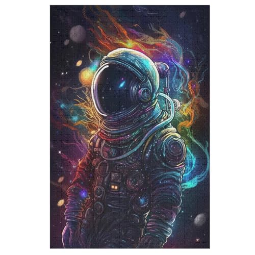 1000 Teile Puzzle Für Jungen Und Mädchen, Standard-Puzzles Astronaut, Familienspiele, 78×53cm von LCWWW