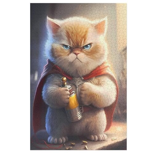 1000-teiliges Puzzle Für Erwachsene, Katze -Puzzles, Dekompressionsspiel, Spielzeugpuzzles, Geburtstagsgeschenke 78×53cm 1000-teiliges Puzzle Für Erwachsene, Katze -Puzzles, Dekompressionsspiel, Spielzeugpuzzles, Geburtstagsgeschenke 78×53cm von LCWWW