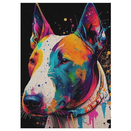 Deutscher Dobermann Holzpuzzle Für Erwachsene Teenager Stress Abbauen Familien-Puzzlespiel Poster 300-teiliges Puzzle Kinder Lernspiel 42×30cm von LCWWW