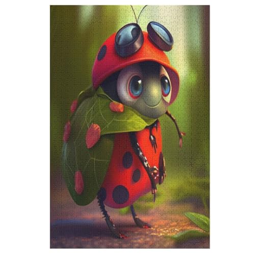 Marienkäfer Puzzles Für Erwachsene, 1000-teiliges Holzpuzzle, Geeignet Für Kinder Ab 12 Jahren, Die Pädagogische Puzzle Lernen 78×53cm Marienkäfer Puzzles Für Erwachsene, 1000-teiliges Holzpuzzle, Geeignet Für Kinder Ab 12 Jahren, Die Pädagogische Puzzle Lernen 78×53cm von LCWWW