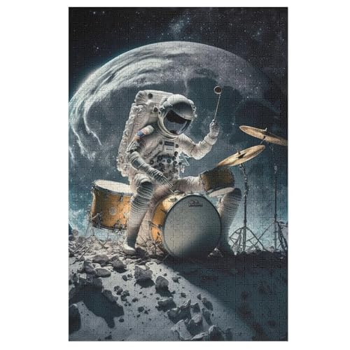 Puzzles Schlagzeug-Astronaut, 1000-teiliges Holzpuzzle Für Erwachsene Und Kinder Ab 12 Jahren. Tolles Geschenk Für Erwachsene 78×53cm Puzzles Schlagzeug-Astronaut, 1000-teiliges Holzpuzzle Für Erwachsene Und Kinder Ab 12 Jahren. Tolles Geschenk Für Erwachsene 78×53cm von LCWWW