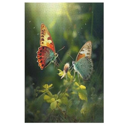 Schmetterling Puzzle 1000 Teile, Holzpuzzle Herausforderndes Geschicklichkeitsspiel Für Die Ganze Familie, Kinder Erwachsenenpuzzle Ab 12 Jahren 78×53cm Schmetterling Puzzle 1000 Teile, Holzpuzzle Herausforderndes Geschicklichkeitsspiel Für Die Ganze Familie, Kinder Erwachsenenpuzzle Ab 12 Jahren 78×53cm von LCWWW
