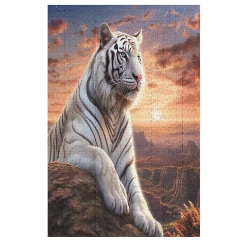 Tiger 1000 Teile Puzzles Für Erwachsene Holzpuzzle Familienpuzzlespiel Stressabbau-Puzzle Für Kinder Ab 12 Jahren 78×53cm Tiger 1000 Teile Puzzles Für Erwachsene Holzpuzzle Familienpuzzlespiel Stressabbau-Puzzle Für Kinder Ab 12 Jahren 78×53cm von LCWWW