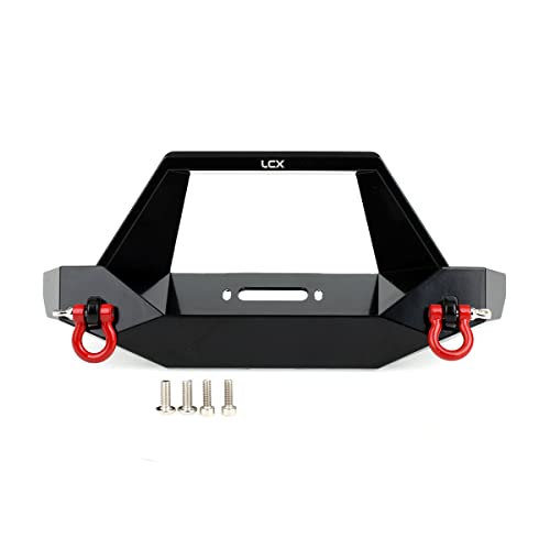 LCX 1/10 RC Crawler Auto Metall Frontstoßstange für Traxxas TRX4 Axial SCX10 II 90046 90047 SCX10, Upgrades Teile Zubehör von LCX