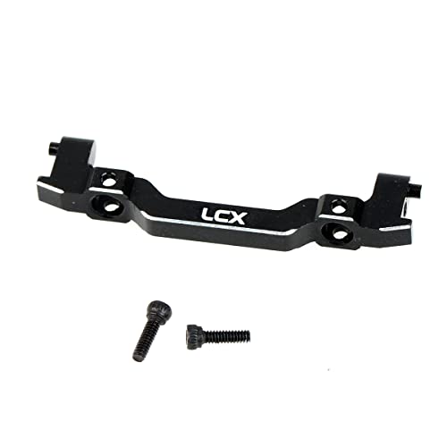 LCX Racing 1/24 RC Crawler Auto CNC gefräste Aluminium Frontstoßstange Halterung für Axial SCX24 Deadbolt JLU Wrangler C10 Gladiator, Upgrades Teile Zubehör von LCX