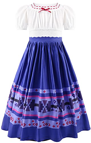 LCXYYY Luisa Cosplay Kostüm Mädchen Verkleidung Magie Schwestern Herkules Madrigal Luisa Ballerina Kleid für Halloween Karneval Prinzessin Geburtstag Party Fancy Kleidung Größe 100-160cm von LCXYYY