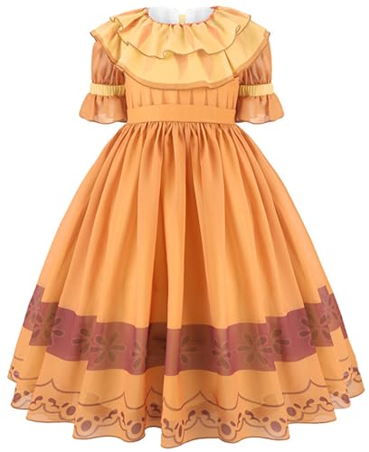 LCXYYY Pepa Cosplay Kostüm Mädchen Verkleidung Magie Schwestern Tante Madrigal Pepa Ballerina Kleid für Halloween Karneval Prinzessin Geburtstag Party Fancy Kleidung Größe 100-160cm LCXYYY Pepa Cosplay Kostüm Mädchen Verkleidung Magie Schwestern Tante Madrigal Pepa Ballerina Kleid für Halloween Karneval Prinzessin Geburtstag Party Fancy Kleidung Größe 100-160cm von LCXYYY