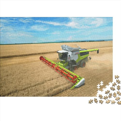 Harvester 1000-teiliges Puzzle für Erwachsene, kreatives rechteckiges Holzpuzzle, Geschenk für Freunde und Familie, 1000 Teile (75 x 50 cm) von LCZLCZ