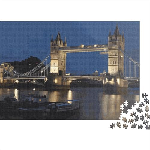 London Gifts 1000-teiliges Puzzle für Erwachsene – Holzpuzzles – Relax-Puzzlespiele – Denksport-Puzzle 1000 Teile (75 x 50 cm) von LCZLCZ