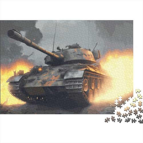 Militärpanzer-Puzzle, 500 Teile, für Erwachsene, Puzzle, Lernspiele, 500 Teile (52 x 38 cm) von LCZLCZ