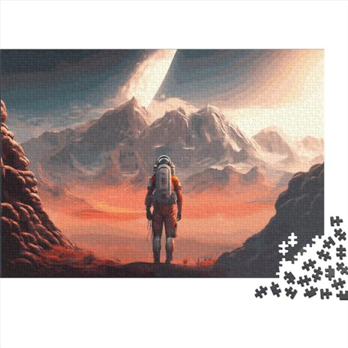 Puzzle „Astronaut im Weltraum“, 1000 Teile, für Erwachsene, Puzzle, Lernspiele, 1000 Teile (75 x 50 cm) von LCZLCZ