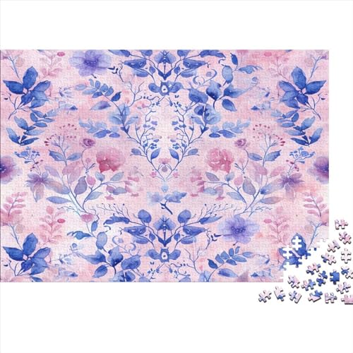 Puzzle für Erwachsene, 1000 Teile, Blumen-Puzzle für Erwachsene, anspruchsvolles Denkspiel, 1000 Teile (75 x 50 cm) von LCZLCZ