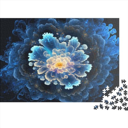 Puzzle für Erwachsene, Fantasy-Blume, 1000 Teile, Holzpuzzle für Kinder ab 12 Jahren, herausforderndes Spiel, 1000 Teile (75 x 50 cm) von LCZLCZ