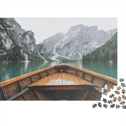 Puzzle mit 1000 Teilen für Erwachsene, kreatives rechteckiges Holzpuzzle, Geschenk für Freunde und Familie, 1000 Teile (75 x 50 cm) von LCZLCZ