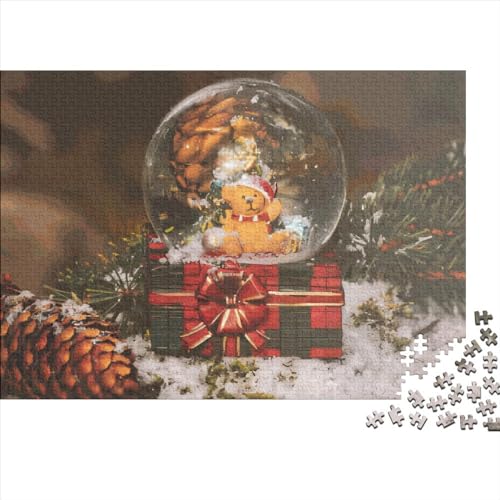 Puzzles für Erwachsene, 300 Teile, Weihnachtsstimmung, Geschenk, Holzbrettpuzzles für Erwachsene, lustig, 300 Teile (40 x 28 cm) von LCZLCZ