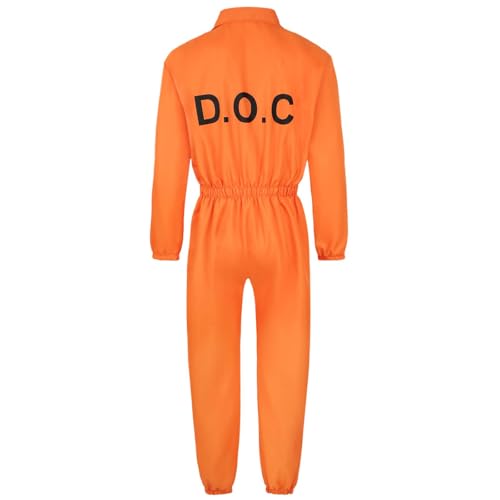 LCpddajlspig Häftling Kostüm, Gefängnis Kostüm Orange, Sträfling Kostüm, Silvester Outfit, Prisoners, Knast, Gefängnis Kostüm, Silvester Outfit Damen, Party Outfit, von LCpddajlspig