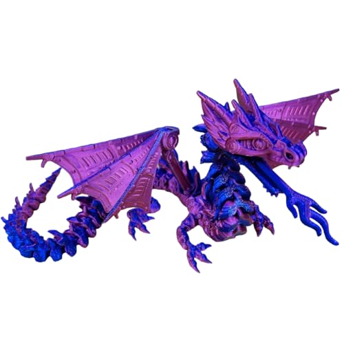 3D Druck Drache Beweglicher 3D Gedruckter Drache Drache Spielzeug 3D Gedrucktes Erwachsene Kinder Geschenk Spielzeug Heimbüro Dekoration von LDDYKZY