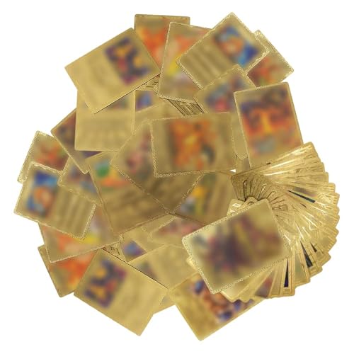LDDYKZY Deutsch Vmax Ka, 55 Stück GX Rare Golden Sammelkarten, Metall Vergoldete Karten, Kinder zum Sammeln von Karten Für Geburtstagsgeschenk LDDYKZY Deutsch Vmax Ka, 55 Stück GX Rare Golden Sammelkarten, Metall Vergoldete Karten, Kinder zum Sammeln von Karten Für Geburtstagsgeschenk von LDDYKZY