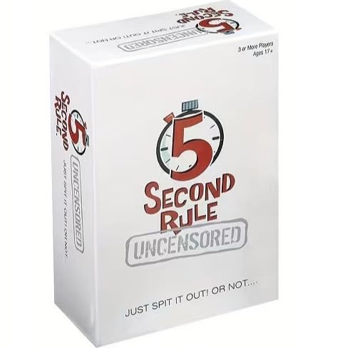 Gesellschaftsspiel für Erwachsene, 5 Seconds,5 Second Rule, Games 5 Zweite Regel, Gesellschaftsspiele Party, 5 Seconds Junior Spielware,Partyspiele für die ganze Familie, 5 Seconds Kartenspiel von LDDYKZY