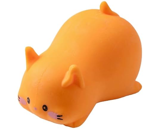 LDDYKZY Katze Stress Ball, lustiges Squishy Anti Stress Spielzeug, Stress Spielzeug Katze, Fidget Anti Stress Squeeze Spielzeug, für Kinder und Erwachsene Entspannung von LDDYKZY