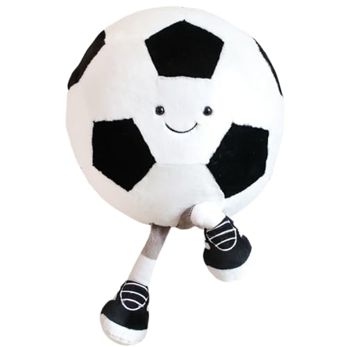 LDDYKZY Plüschpuppe Stofftier, Fußballkissen Plüschtier, Kissen Plüschtiere, Plüsch Kissen Spielzeug, Cartoon Plush Doll, Plüsch Spielzeug, Zimmerdekoration von LDDYKZY