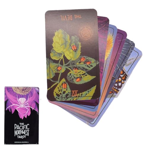 LDDYKZY Tarotkarten für Anfänger, Einfaches und Schnelles Tarotdeck, Familienparty Spaß Anfänger, 78 Stück Tarotkarten Klassisch,Tarotkarten Schicksals Weissagungskarte von LDDYKZY