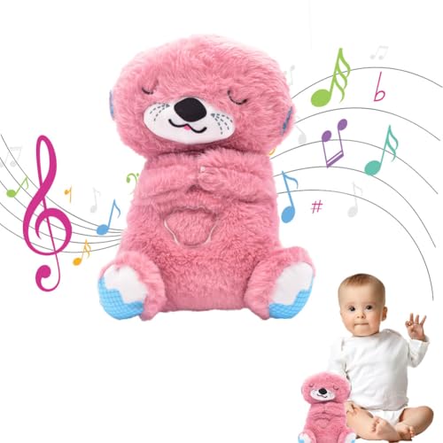 Schlafspielzeug 30cm Beruhigende Relief Plüschtiere Angst Relief Koala Otter Atmung Cartoon Angst Relief Plüschtier Rhythmische Atmung Bewegung Baby Sound Gefülltes Tier Kinder Beruhigungsspielzeug von LDDYKZY