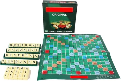Scrable-Brett, Brettspiele, 2 Bis 4 Personen, Eltern-Kind-Puzzlespiel, Englische Version,Für Kindererziehung, Kinderspielzeug, Bastelarbeiten Scrable-Brett, Brettspiele, 2 Bis 4 Personen, Eltern-Kind-Puzzlespiel, Englische Version,Für Kindererziehung, Kinderspielzeug, Bastelarbeiten von LDDYKZY